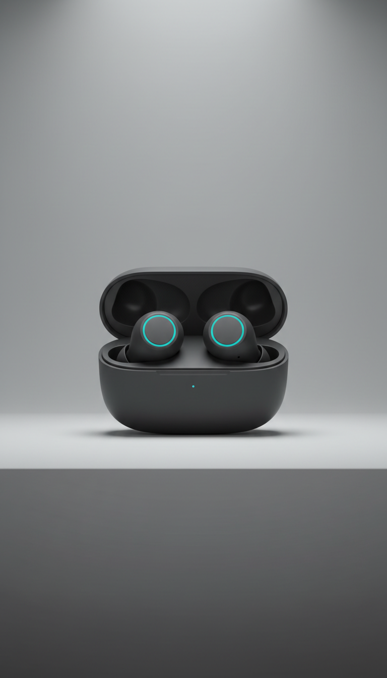 True Wireless Matte Earbuds